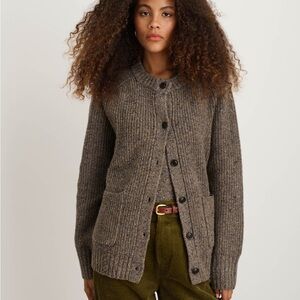 Alex Mill chunky rib Sweater Cardigan sz M